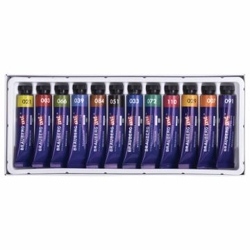 Акварель художественная 12цв по 12мл в тубах BRAUBERG ART CLASSIC 1/12