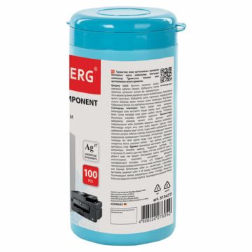 Чистящие салфетки BRAUBERG антибакт для бытовой и оргтехники плотные 1/12 (клиент)