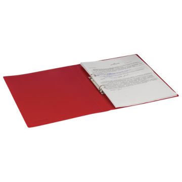 Папка на 2 кольца 25мм до 170 листов 0,5мм красная BRAUBERG Office 1/40 (клиент)