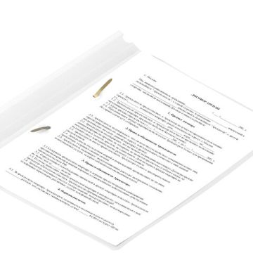 Папка скоросшиватель с прозр верхн лист BRAUBERG А4 белый 1/25 (Клиент)