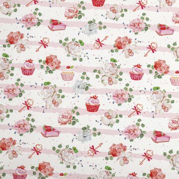 Бумага подарочная 70х100см Золотая Сказка For women,ассор. 5 дизайнов, мелов.70г/м2 1/50