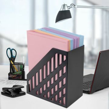 Лоток вертикальный для бумаг 250х160х290мм черный ULTRA Brauberg 1/8 (Клиент)