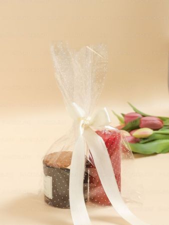 Пакет подарочный полипропилен (20х30) печать+печать 50/500