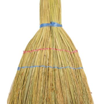 Веник Сорго 2-х прошивной Бюджет 310-330 г ширина метелки 26-28см длина 77см 1/1 (вывод)