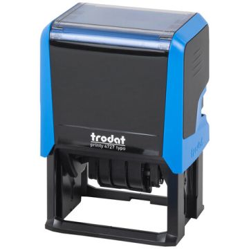 Датер самонаборный 6 строк+дата оттиск 60х40мм синий TRODAT4727 Bank кассы в компл (Клиент)1/1