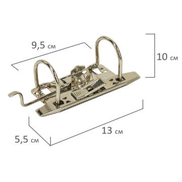Папка-регистратор А4 75мм STAFF с мраморным покрытием черная  с уголком съем механ 1/50 (Клиент)
