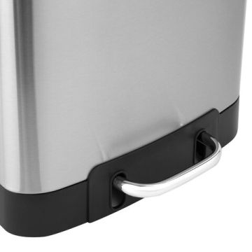 Ведро-контейнер для мусора с педалью 6л стальное ЛАЙМА ULTRA 1/1Клиент)