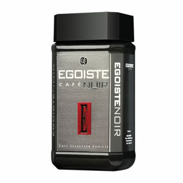 Продукты, Кофе растворимый  EGOISTE Noir 100 г, стекл. банка 1/12 (Клиент)