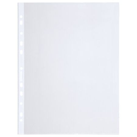 Перфофайлы А4 40мкм гладкие 100шт BRAUBERG STANDARD 1/30