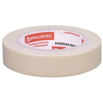 Крепп лента (25х50) малярная клейкая лента BRAUBERG (реальная длина!) 1/8/72 (клиент)