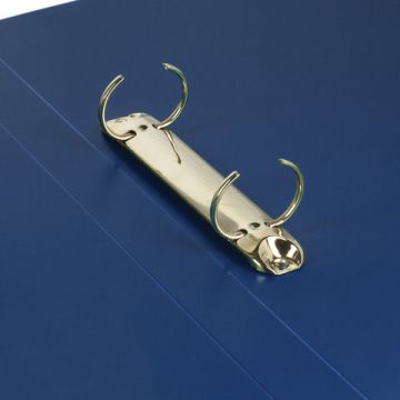 Папка на 2 кольцах STAFF 21мм синяя до 170 листов 0,5мм 1/9/18 (Клиент)