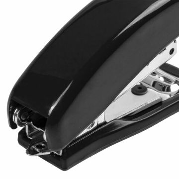 Степлер №10 до 12л черный мини Classic BRAUBERG  1/24