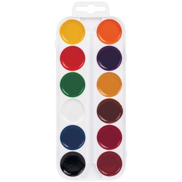 Краски акварельные 12цв медовые Веселая такса ПИФАГОР 1/15