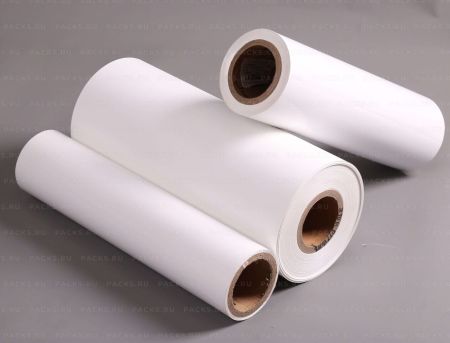 Пленка стретч (стрейч) для машинной упаковки 500х23мкм белая (17,4 кг) ФМ 1/1 