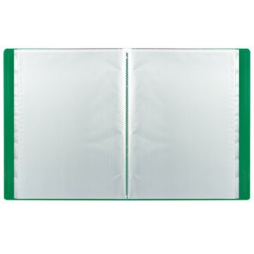 Папка 100 вклад STAFF зеленая  0,7мм 1/20 (клиент)