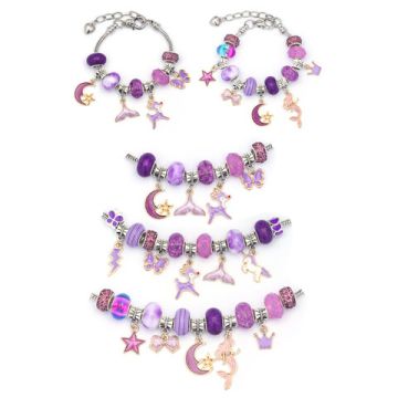 Набор для создания бижутерии и украшений 66 элементов Аметист BRAUBERG KIDS 1/42 (Клиент)