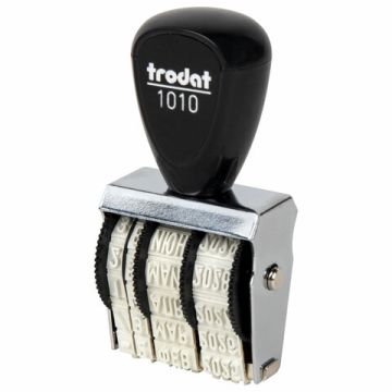 Датер ручной ленточный оттиск 25х4мм месяц буквами TRODAT 1010 78471 (клиент)