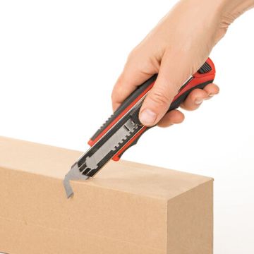 Лезвия для ножей 18мм 10шт толщина лезвия 0,5мм в пл. пенале BRAUBERG 1/10