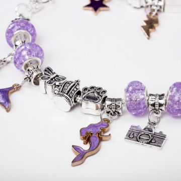 Набор для создания бижутерии и украшений 66 элементов Аметист BRAUBERG KIDS 1/42 (Клиент)