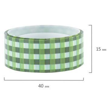 Клейкие ленты 15мм х 5м декоративные ОСТРОВ СОКРОВИЩ, КОМПЛЕКТ 6шт, ассорти №1, блистер