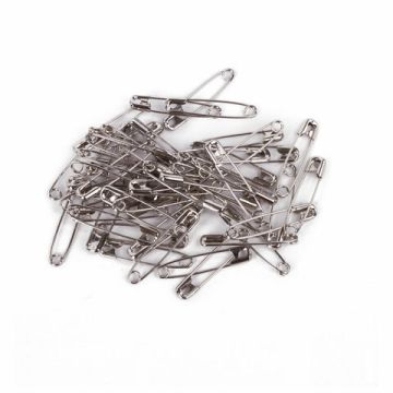 Булавки английские 32мм никелированные 50шт BRAUBERG 1/40/400 (Клиент)