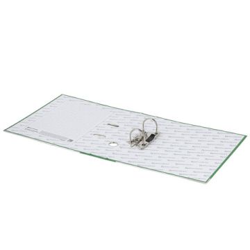 Папка-регистратор А4 50мм BRAUBERG прочная с уголком зеленая покр пластик 1/5 (Клиент)