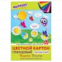 Цветной картон А4 12л 12цв глянцевый ЮНЛАНДИЯ 1/38
