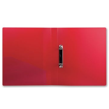 Папка на 2 кольца 35мм до 270 листов 0,9мм красная BRAUBERG 1/20 (Клиент)