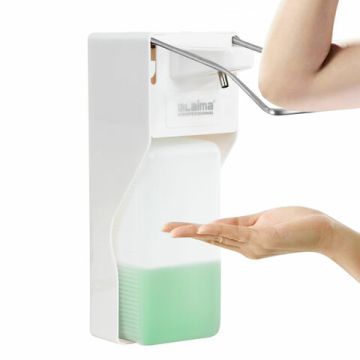 Диспенсер для антисептика и жидкого мыла 1л локтевой с еврофлаконом LAIMA 1/20 (клиент)