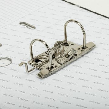 Папка-регистратор А4 50мм с мраморным покрытием с уголком черный корешок STAFF Profit 1/50