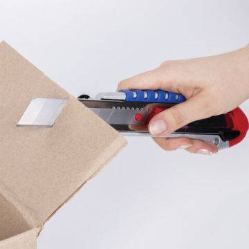 Лезвия для ножей 25мм 10 шт в пенале BRAUBERG 1/10