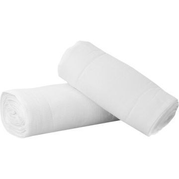 Вафельное полотно отбеленное (0,80мх50м) 120 г/м2 1/1 (Клиент)