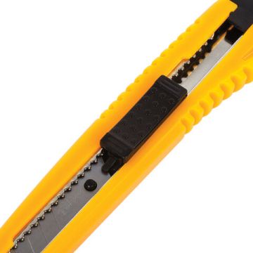 Нож канцелярский 9мм блистер фиксатор ассорти Standard Brauberg 1/48