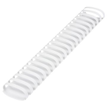 Пружины пласт. д/переплета BRAUBERG, КОМПЛЕКТ 50шт 51 мм (для сшивания 411-450л) белые 1/10