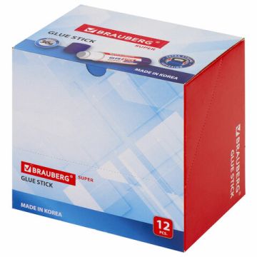 Клей-карандаш 36г BRAUBERG Super 1/12/360 (Клиент)