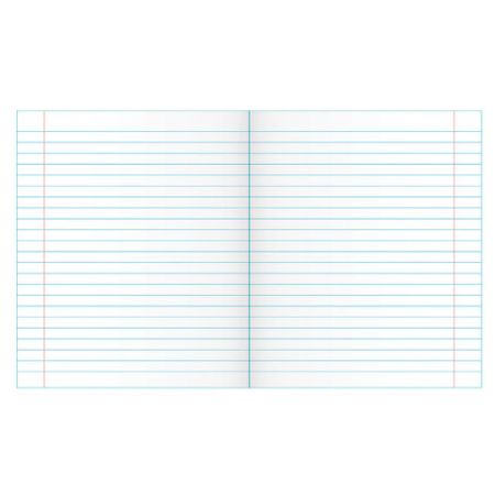 Тетрадь 18л линия с полями ПЗБМ  /210